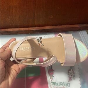 Kenneth Cole Reaction Iridescent Pink Sandals